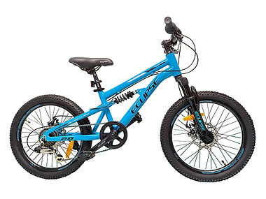 Bicicleta Doble Suspension Eclipse Celeste