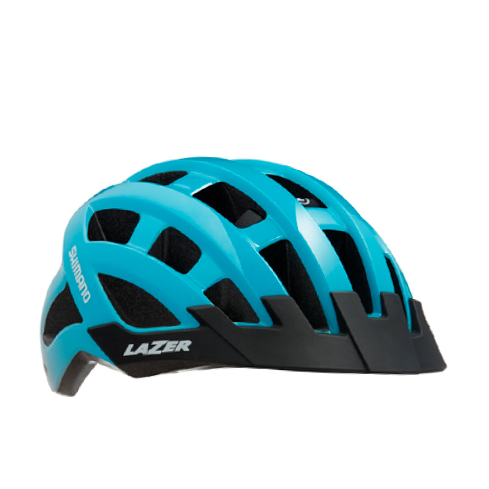 Casco Lazer Compact DLX CE Black Blue - Bike new sport