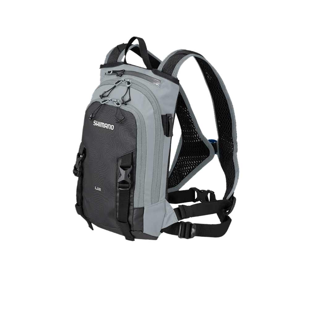 Mochila Shimano Hidratacion Unzen 2 Con Déposito Gris - Bike new sport