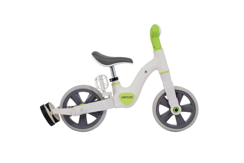 Bicicleta LIMITLESS Nino 1.0 Blanco/Verde A12