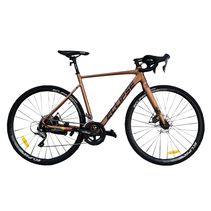Bicicleta Eclipse Ruta 700x28C 8V Aluminio Cobrizo