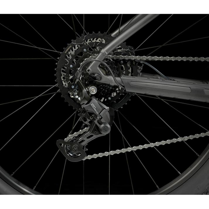 Bicicleta MTB Trek Marlin 5 gen 3 gris oscuro/rojo