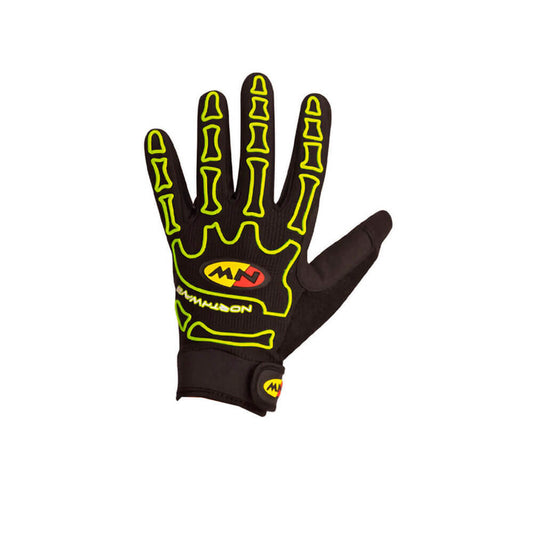 Guantes Northwave MTB Skeleton Full Amarillo - Bike new sport