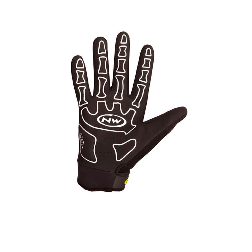 Guantes Northwave MTB Skeleton Full Amarillo - Bike new sport