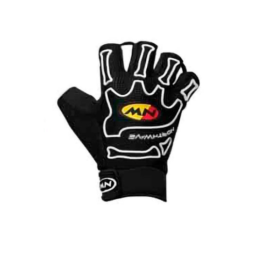 Guantes Northwave MTB Cortos Skeleton Blanco - Bike new sport