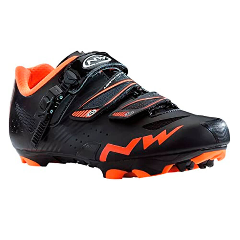 Zapatilla Northwave Hammer SRS Negro/Naranjo - Bike new sport